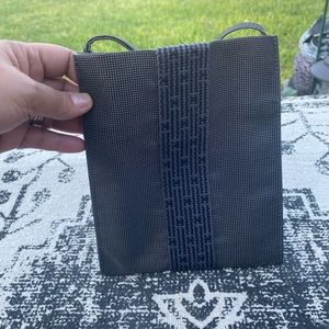 HERMES Her Line Crossbody Shoulder Bag Dark Gray